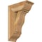 Ekena Millwork Funston Traditional Rough Sawn Bracket w/ Offset Brace, Western Red Cedar, 8"W x 18"D x 26"H BKT0806X18X26FST01RWR - alternate 1